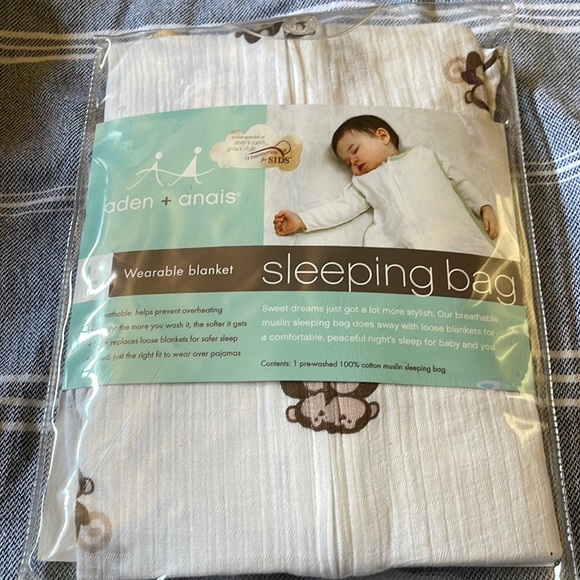 aden + anais Pajamas Aden And Anais Monkey Sleeping Bag Size Large